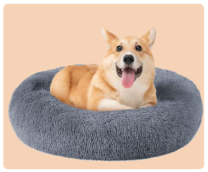 Donut cozy calming dog bed for all size of dog 40cm-120cm