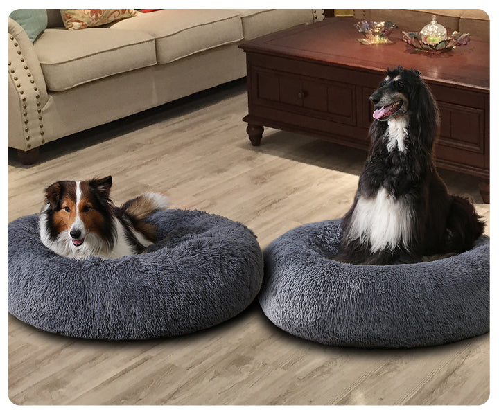 Donut cozy calming dog bed for all size of dog 40cm-120cm