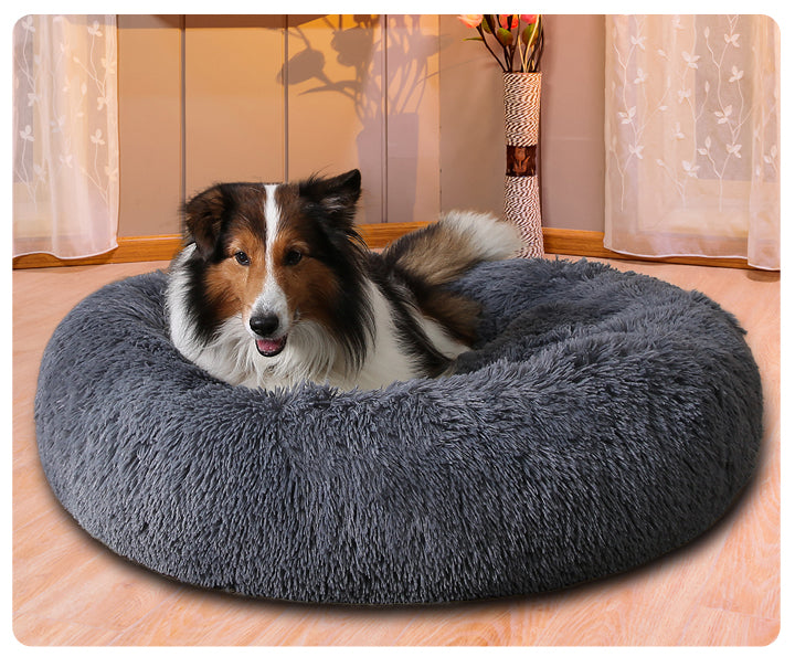 Donut cozy calming dog bed for all size of dog 40cm-120cm